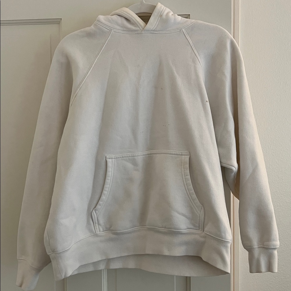 Aritzia white hoodie